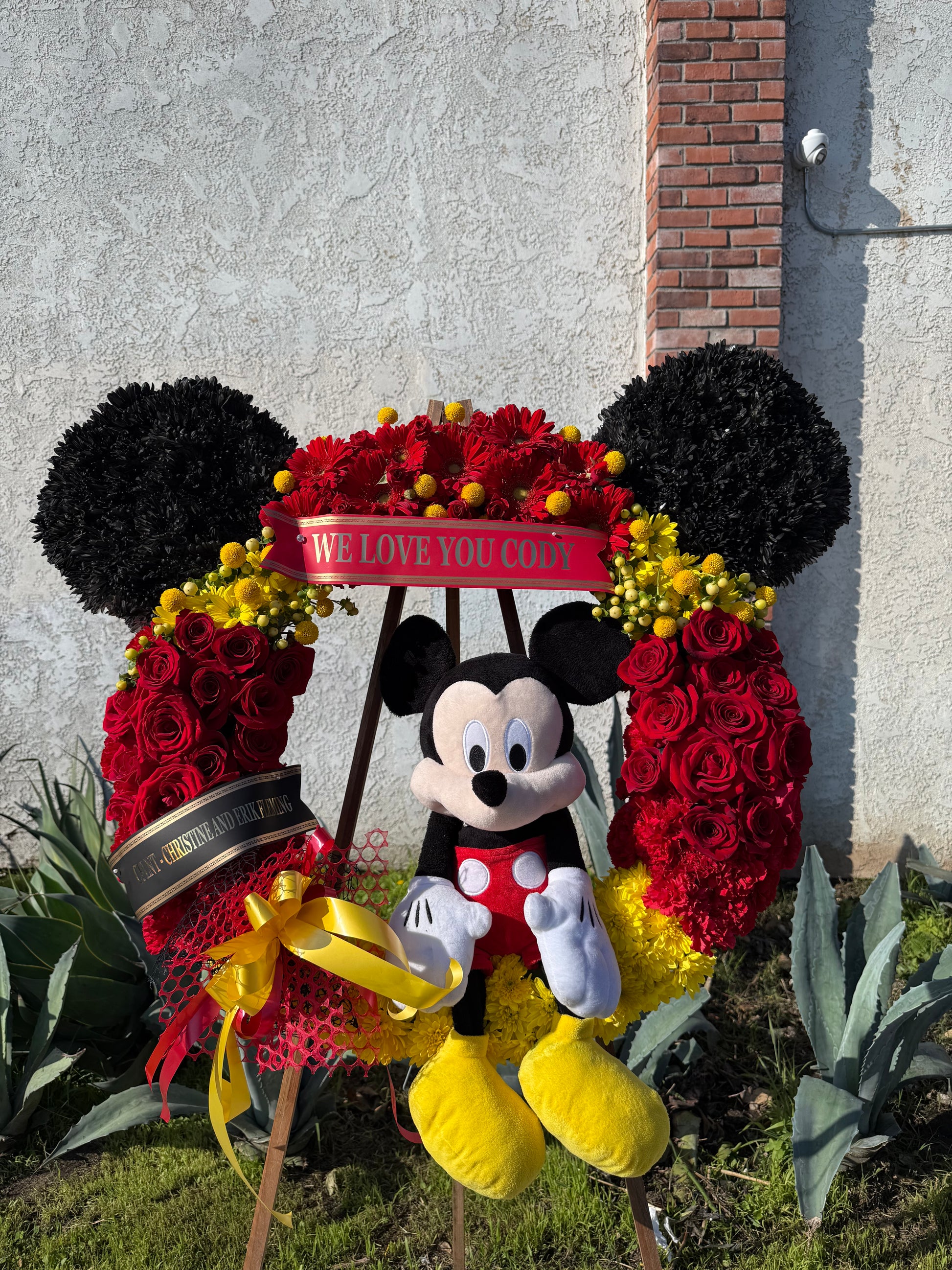 Mickey Mouse Remembrance Wreath