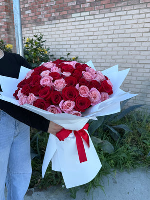 Pink and Red Rose Buchon