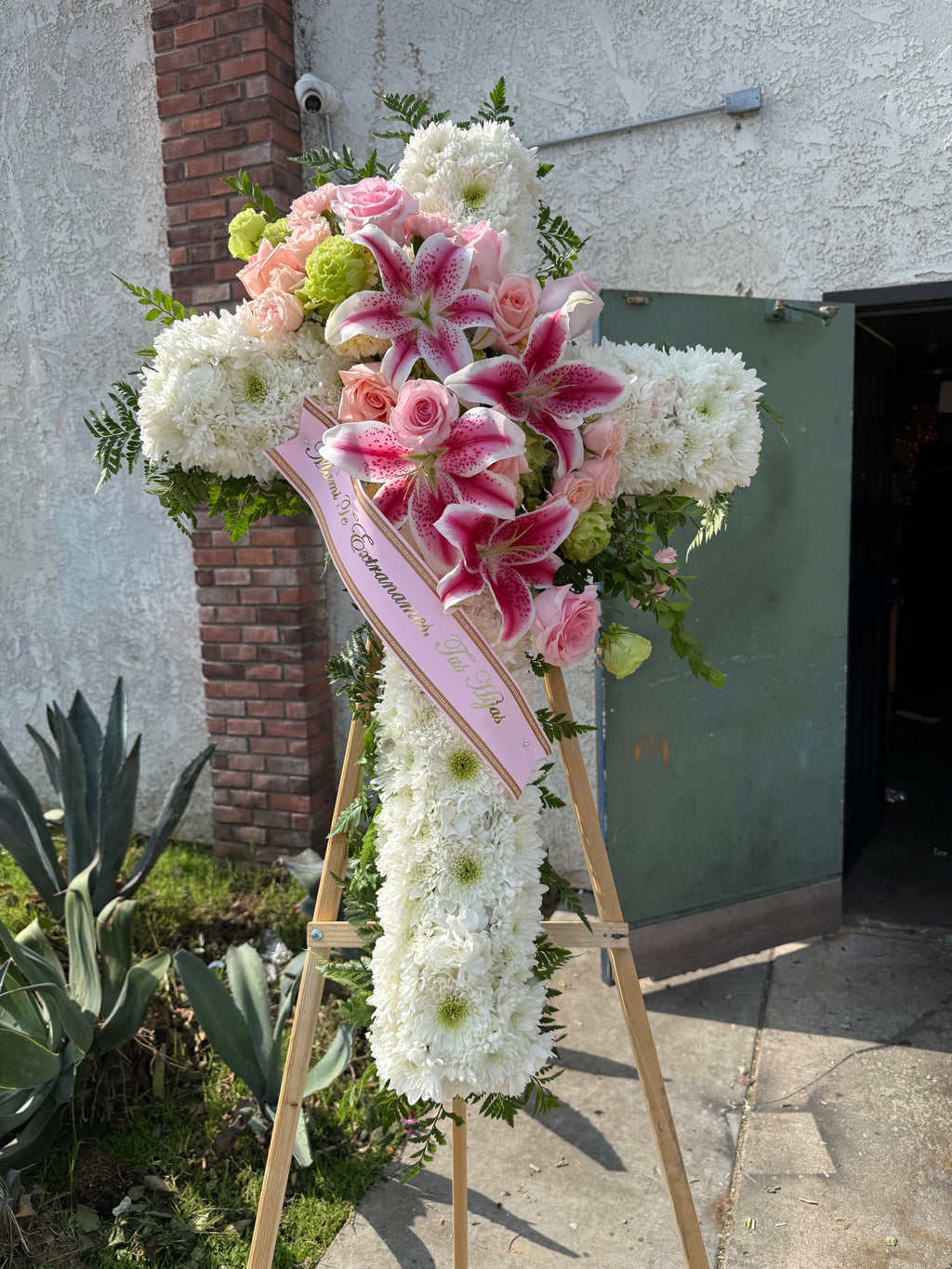 Pink Blossom Cross Spray