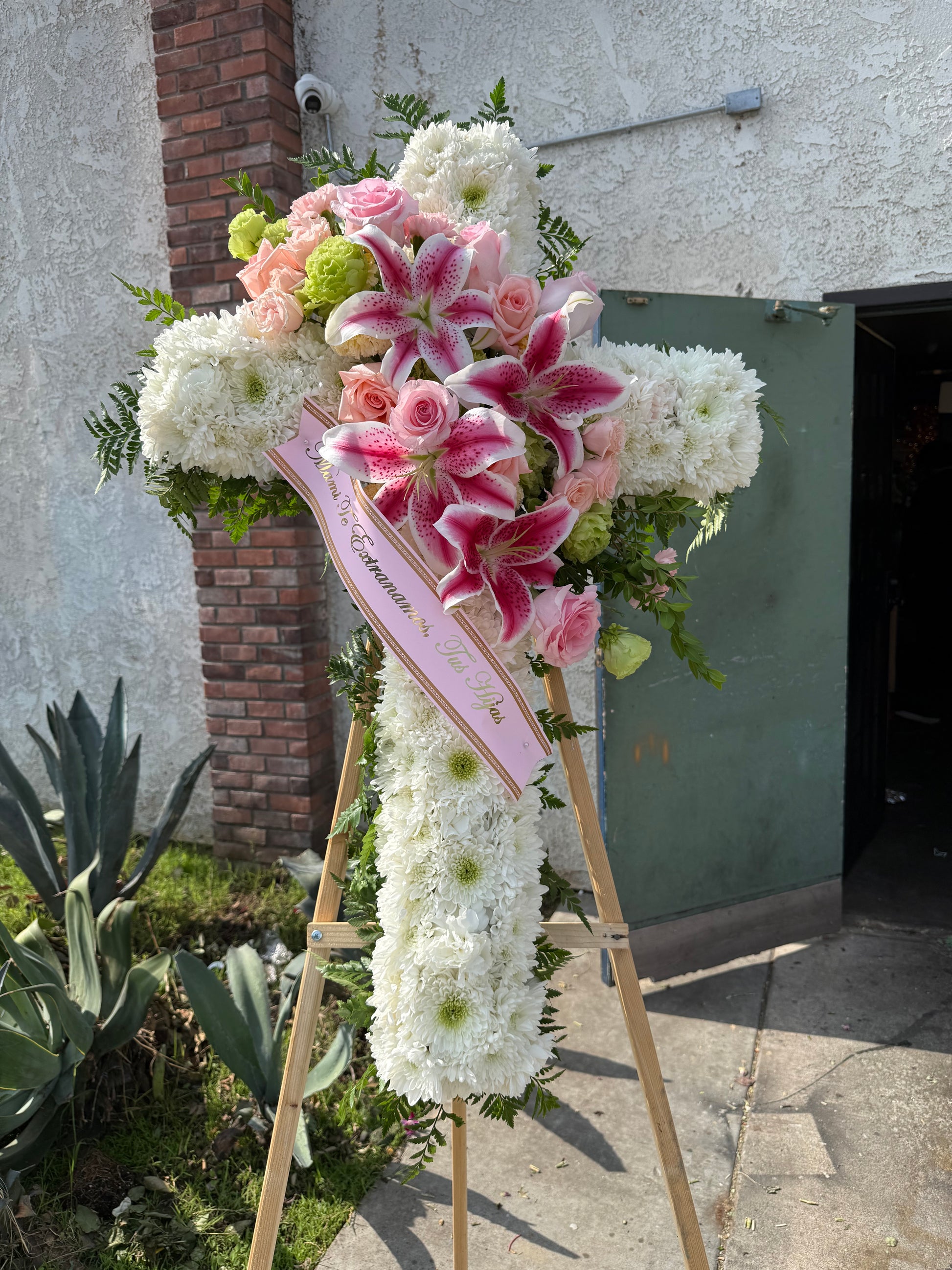 Pink Blossom Cross Spray