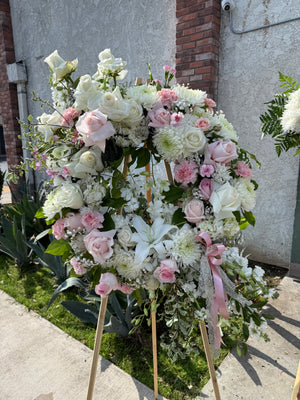 Blush Cascade Wreath