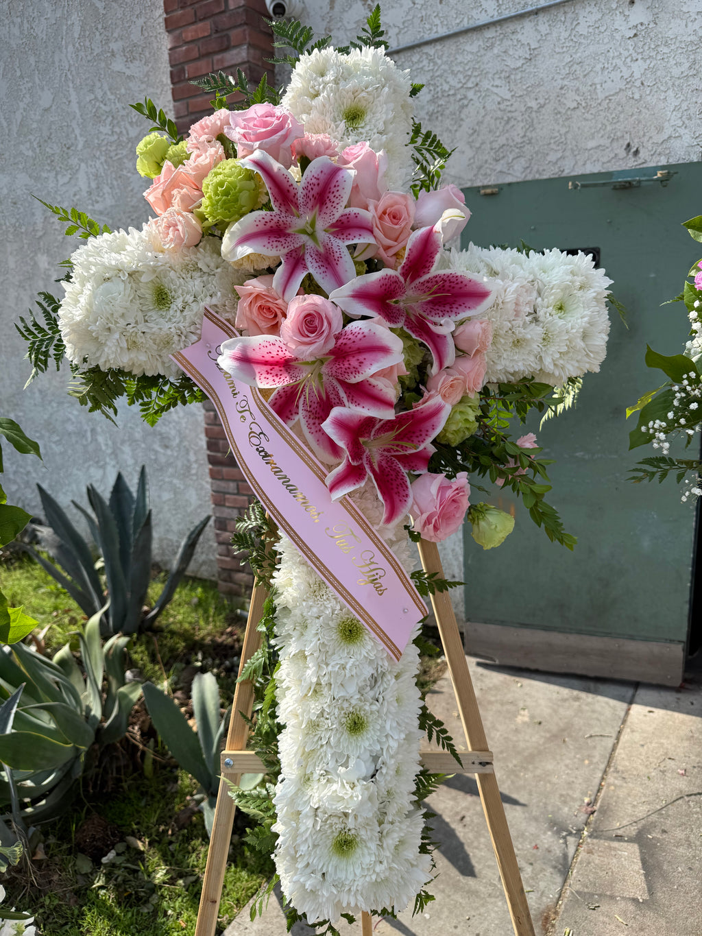 Pink Blossom Cross Spray