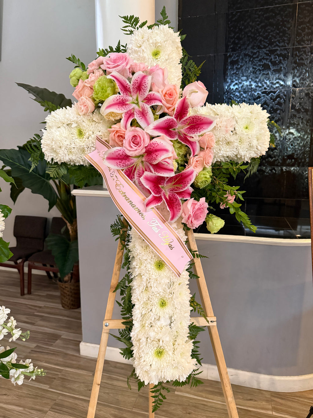 Pink Blossom Cross Spray