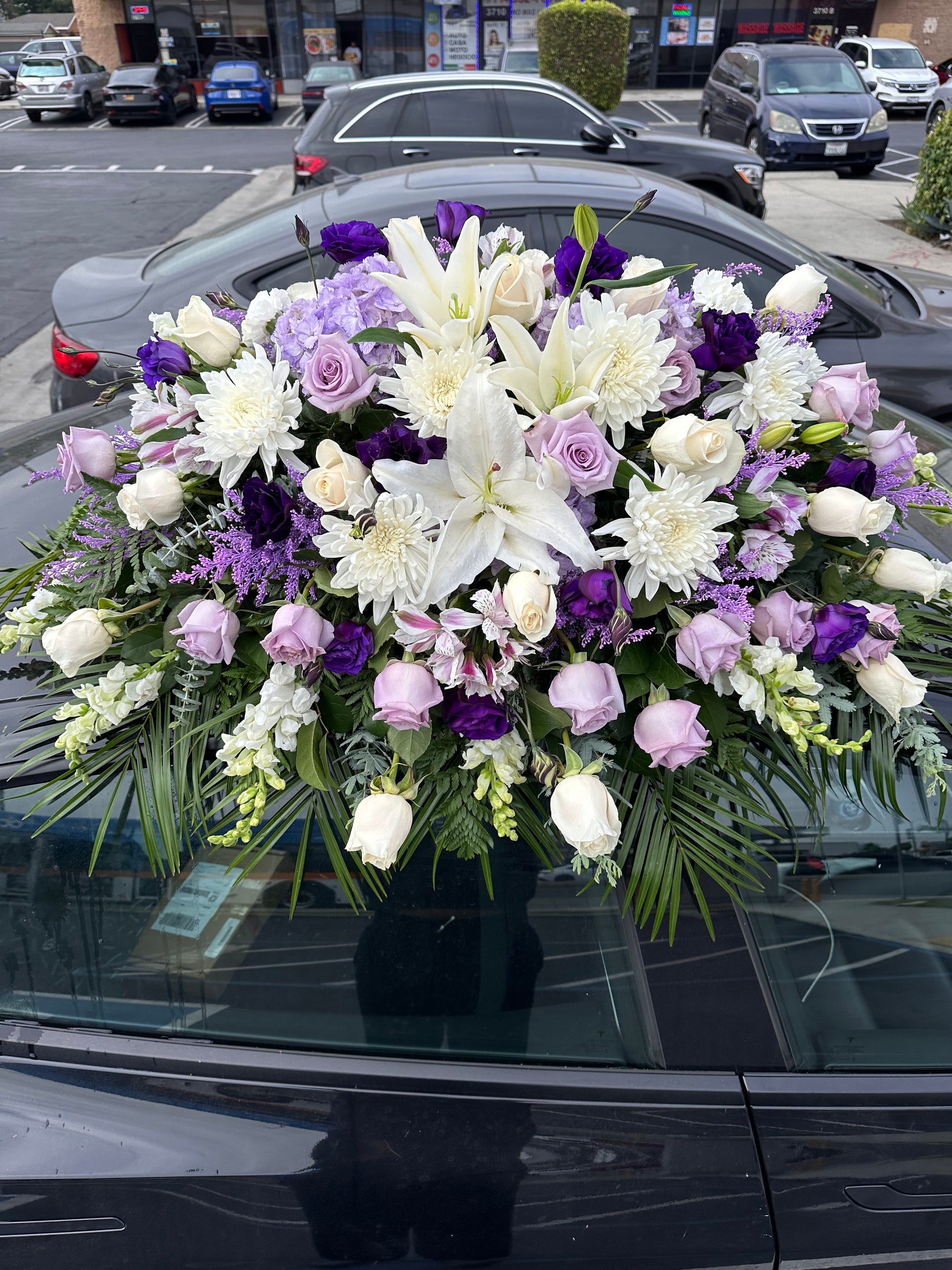Royal Serenity Casket Spray