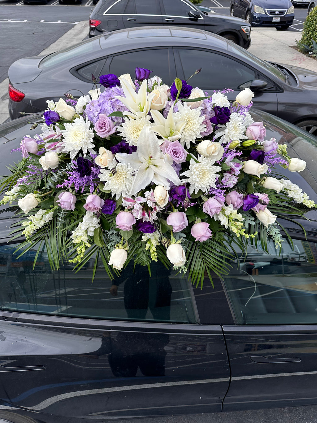 Royal Serenity Casket Spray