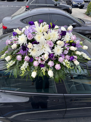 Royal Serenity Casket Spray