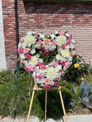 Graceful Pink Standing Spray