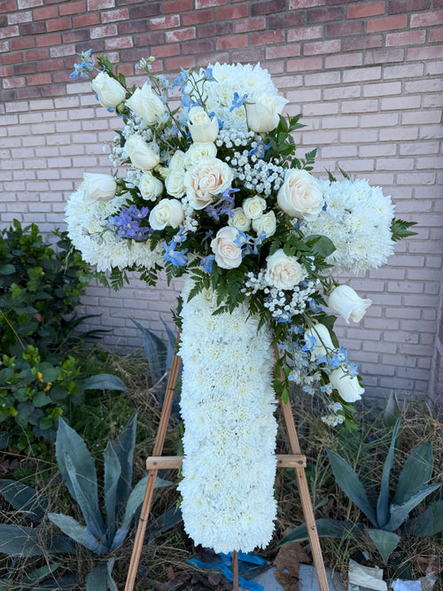 Blue Heavenly Cross