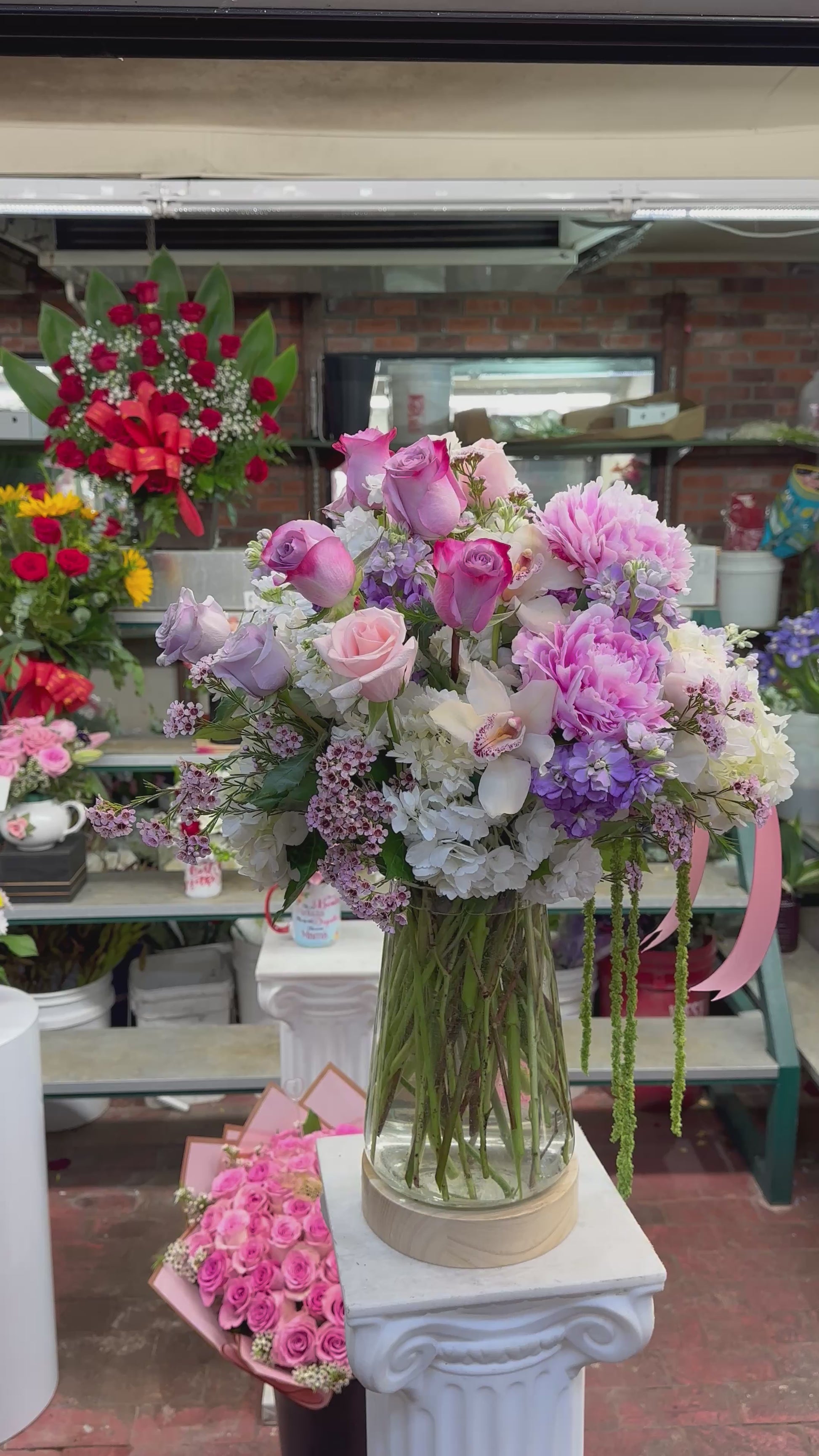Blushing Elegance Vase